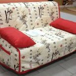 Divano letto con meccanismo a fisarmonica multicolore