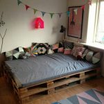 letto matrimoniale a pallet