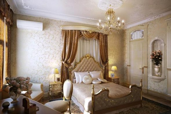bellissimo interno della camera da letto