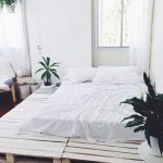 letto pallet bianco