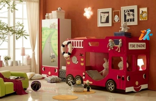 Interno di una cameretta per bambini