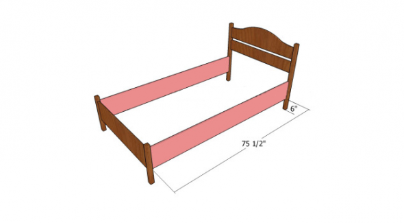 struttura del letto per bambini
