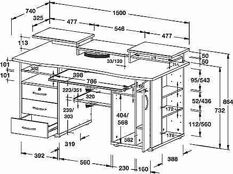 Disegni fai da te per scrivanie per computer