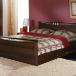 Letto Melissa in colore wengé