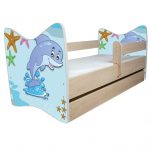 letto a forma di delfino per bambini