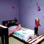 letto pallet per ragazze