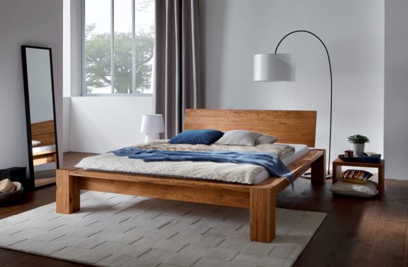 letto in legno massello
