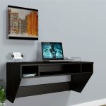 Scrivania per computer a parete