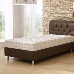 Letto singolo in pelle