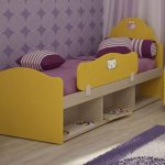 letto per bambini con sponde per bambina