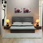 Decorare la parete sopra il letto in camera da letto