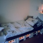 letto singolo pallet