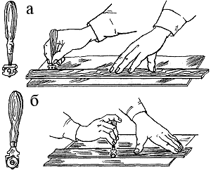 Schema di taglio di uno specchio con un tagliavetro