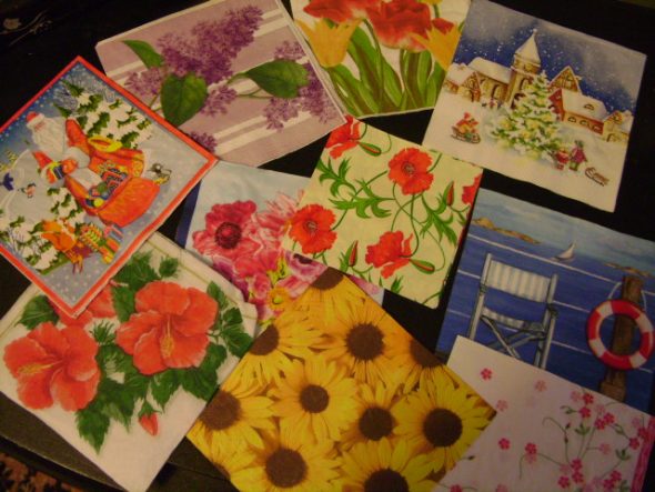 Tovaglioli per decoupage