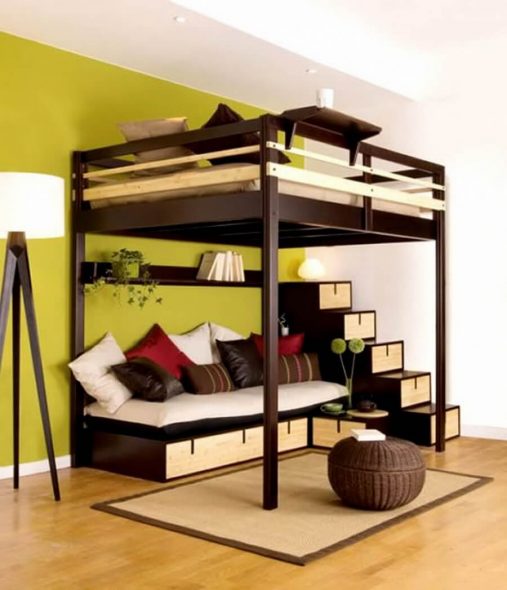 Elegante letto a castello