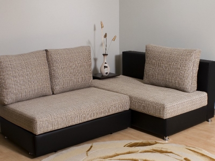 Divano letto angolare trasformabile