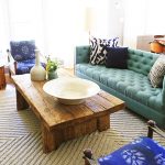 design del divano turchese