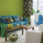 design del divano turchese