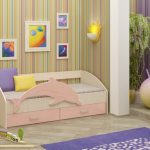 letto per delfini nella nursery