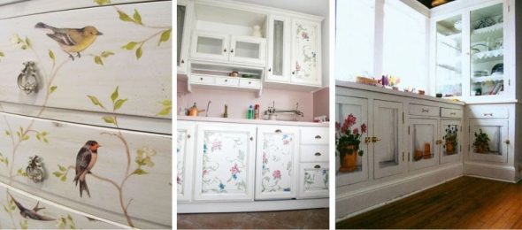 cuffia decoupage fai da te
