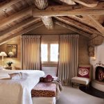 camera da letto in stile rustico