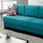 divano turchese design soggiorno
