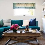 divano turchese design soggiorno