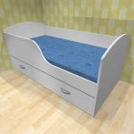 design del letto a forma di delfino