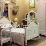 interno della camera da letto in stile provenzale