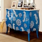 cassettiera blu