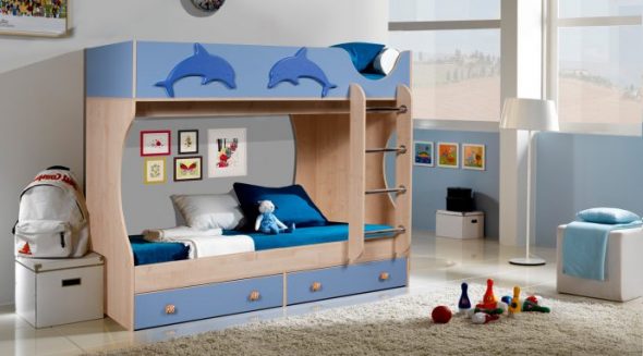 letto a castello delfino