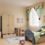 letto per bambini con sponde in camera da letto
