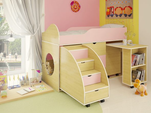 letto a soppalco per bambini