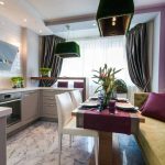 cucina con divano interno