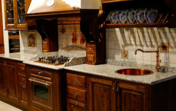piano di lavoro in pietra per cucina