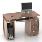 scrivania per computer dritta