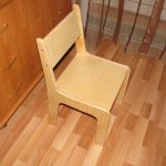sedia semplice per bambini