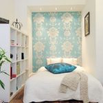 design della camera da letto con mobili leggeri