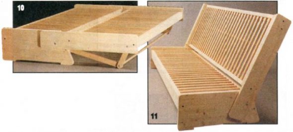 crea un divano letto da solo