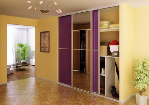 armadio scorrevole fino al soffitto