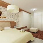 mobili chiari in una camera da letto beige