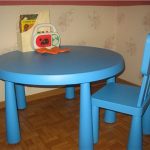 tavolo e sedia per bambini