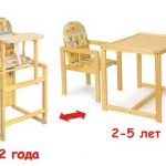 sedia per un bambino di 2 anni con le tue mani