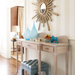 specchio con cornice sole