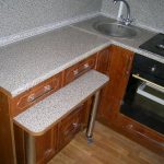 tavolo estraibile all'interno