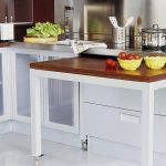 tavolo estraibile nel mobile cucina