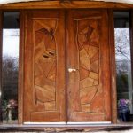 Porta in legno Buratino mobile invecchiato artificialmente