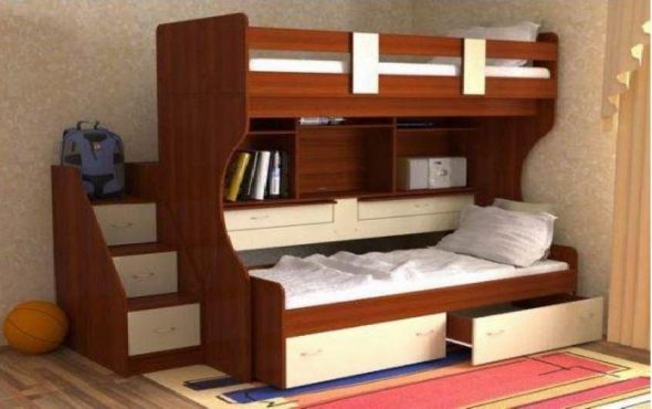 Letto a castello per bambini Duet-4