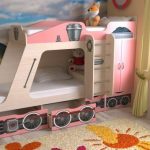 Letto a castello per bambini Train