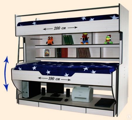 Letto a castello per bambini